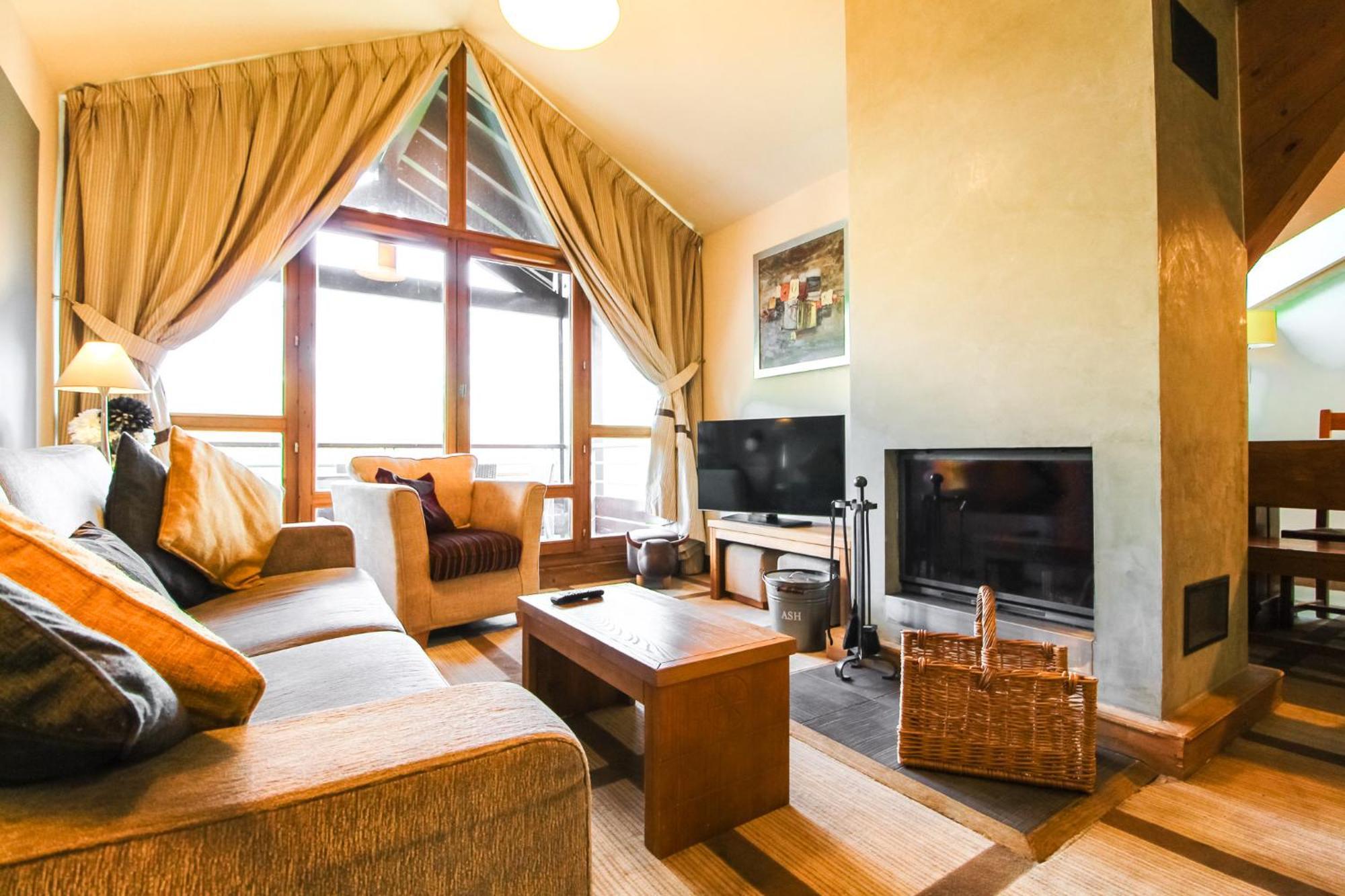 Exceptional 3 Bed Penthouse With Fireplace And Stunning Views Flaine Exterior photo