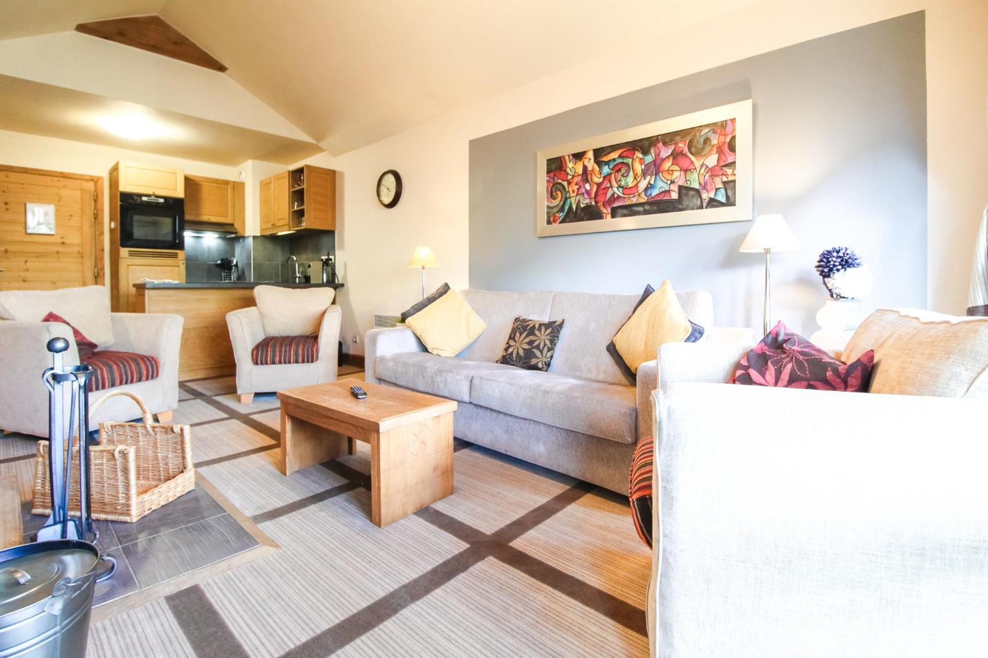 Exceptional 3 Bed Penthouse With Fireplace And Stunning Views Flaine Exterior photo